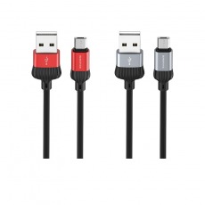 Кабель BOROFONE BX28  Micro USB 1.0m 3A (черный)