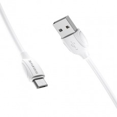 Дата кабель BOROFONE BX19 Micro USB 2.4A 1m (белый)