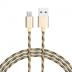 Кабель BOROFONE BX24 Micro USB 1.0m 2.4A (золотой)