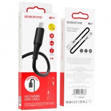 Кабель BOROFONE BX47 Micro USB 1.0m 2.4A (черный)