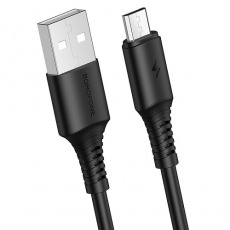 Кабель BOROFONE BX47 Micro USB 1.0m 2.4A (черный)