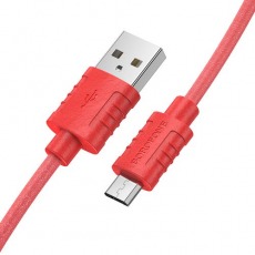 Кабель BOROFONE BX52 Micro USB 2.4A 1m (красный)