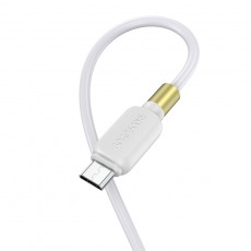 Кабель BOROFONE BX59 Micro USB 2.4A 1m (белый)