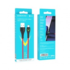 Кабель BOROFONE BX65 Micro USB 1.0м 2.4A (красный)