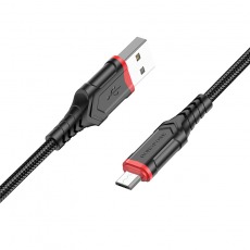 Кабель BOROFONE BX67 Micro USB 2.4A 1m (черный)