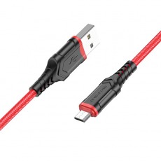 Кабель BOROFONE BX67 Micro USB 2.4A 1m (красный)