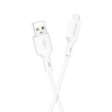 Кабель BOROFONE BX70 Micro USB 2.4A 1m (белый)