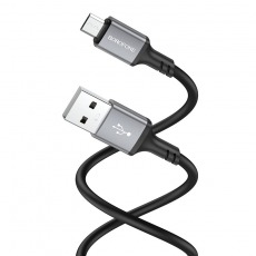 Кабель BOROFONE BX83 Micro USB 2.4A 1m (черный)