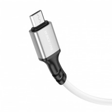 Кабель BOROFONE BX83 Micro USB 2.4A 1m (белый)