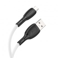 Кабель BOROFONE BX86 Micro USB 2,4A 1m (белый)