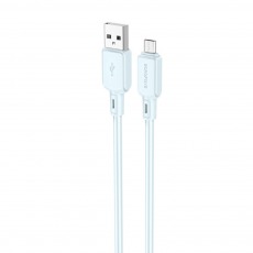 Кабель BOROFONE BX94 Micro USB 2.4A 1m (голубой)