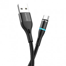 Кабель BOROFONE BU16 TYPE - C USB c магнитным наконечником 3A 1.2m (черный)