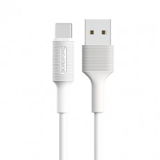 Кабель BOROFONE BX1 TYPE - C USB 2A 1m (белый)