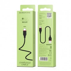 Кабель BOROFONE BX17 TYPE - C USB 8-pin 3A 1m (черный)