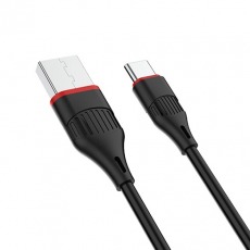 Кабель BOROFONE BX17 TYPE - C USB 8-pin 3A 1m (черный)