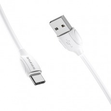 Дата кабель BOROFONE BX19 TYPE - C USB 3A 1m (белый)