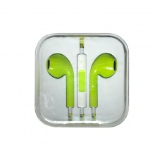 Наушники EarPods 3.5 мм с микрофоном (салатовый)