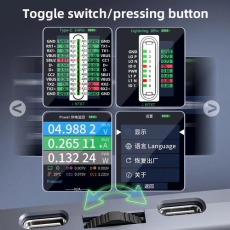 Тестер комплексного анализа Qianli iBridge A3 Tail Plug для устройств с интерфейсами Lightning и Type-C