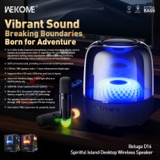 Беспроводная Bluetooth колонка WEKOME Beluga D16, черный