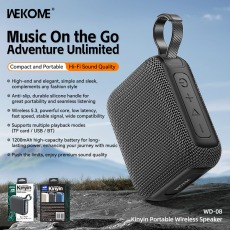Беспроводная Bluetooth колонка WEKOME WD-08 Kinyin, черный
