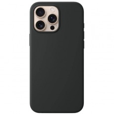 Чехол для iPhone 16 Pro Max MagSafe Silicone Case 1:1 (закрытый низ) черный