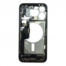 Средняя часть (корпус) для iPhone 15 Pro Max со шлейфами (Ростест) (черный) разбор, AASP