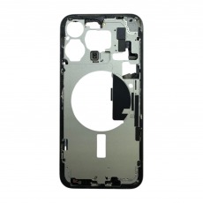 Средняя часть (корпус) для iPhone 15 Pro Max со шлейфами (Ростест) (белый) разбор, AASP