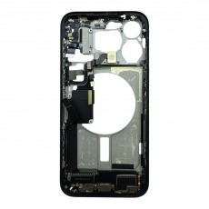 Средняя часть (корпус) для iPhone 15 Pro Max со шлейфами (Ростест) (синий) разбор, AASP