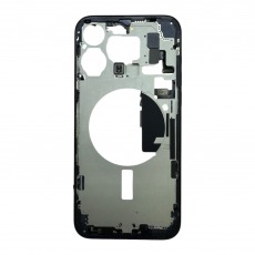 Средняя часть (корпус) для iPhone 15 Pro Max со шлейфами (Ростест) (синий) разбор, AASP