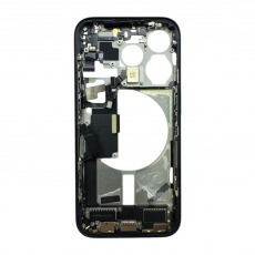 Средняя часть (корпус) для iPhone 15 Pro со шлейфами (Ростест) (синий) разбор, AASP