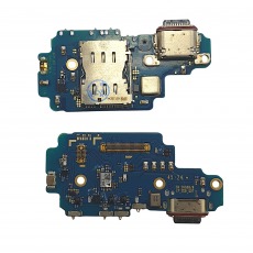 Плата для Samsung Galaxy S22 Ultra SM-S908 нижняя с системным разъемом OEM