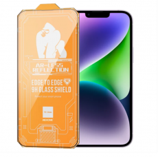 Защитное стекло для iPhone 14 Pro, 15, 16 Wekome KINGKONE 9D WTP-070 высокой прочности/не бликующее с сеткой матовое