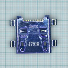 Системный разъем Micro USB для Samsung I8262/ I9190/ I9192/ I9195/ S5310/ S5312/ S6310/ S6312