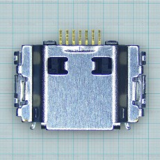 Системный разъем Micro USB для Samsung B7722, I5800, S5250, S5830, S5620, S7230, S5670, N7000, I9220, B5510, I8700, оригинал