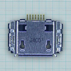 Системный разъем Micro USB для Samsung B7722, I5800, S5250, S5830, S5620, S7230, S5670, N7000, I9220, B5510, I8700, оригинал