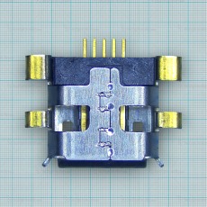 Системный разъем Micro-USB для Asus Zenfone 5, 6 Crimping
