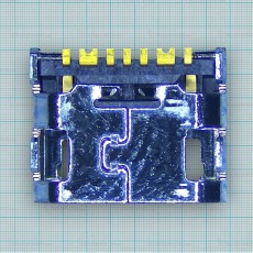 Системный разъем Micro USB для Samsung J1 (2016) J120 / 7568I / I9128 / i9128v ОЕМ