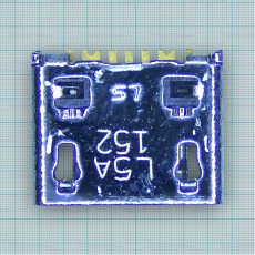 Системный разъем Micro USB для Samsung J1 (2016) J120 / 7568I / I9128 / i9128v ОЕМ