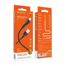 Кабель BOROFONE BX51 Lightning черный 1m 2.4A