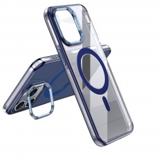 Чехол Wlons MattCase MagSafe для iPhone 15 Pro синий