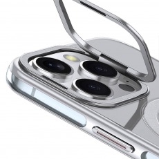 Чехол Wlons MattCase MagSafe для iPhone 15 Pro серебрянный