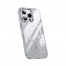Чехол Wlons MattCase MagSafe для iPhone 15 Pro Max серебрянный