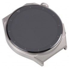Дисплей для Huawei Watch GT 3 Pro (46 мм) в сборе с тачскрином в рамке черный OEM