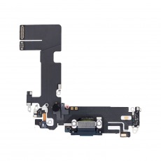 Шлейф для iPhone 13, на системный разъем, микрофон, черный OEM