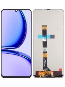 Дисплей для Realme C51, C53, Note 50 тачскрин черный OR