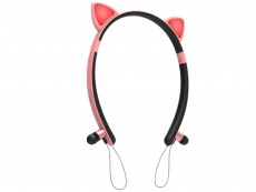 Беспроводные наушники кошачьи ушки CAT EAR ZW-29 (розовый)