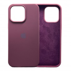 Чехол Apple iPhone 15 Pro Max Silicone Case (фиолетовая фуксия)