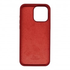 Чехол Apple iPhone 15 Pro Max Silicone Case (темно-красный)