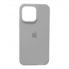 Чехол Apple iPhone 15 Pro Max Silicone Case (голубо-серый)