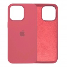 Чехол Apple iPhone 15 Pro Silicone Case (кораллово-красный)